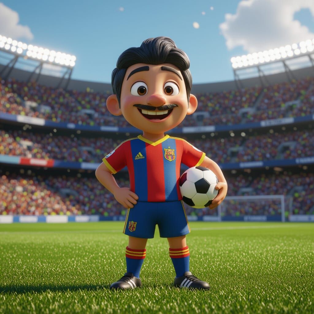 Chavo del Ocho as Soccer Player in Stadium