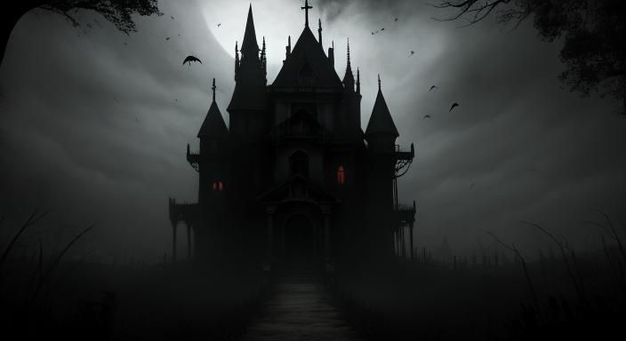 Dark Horror Scene with Unsettling Atmosphere