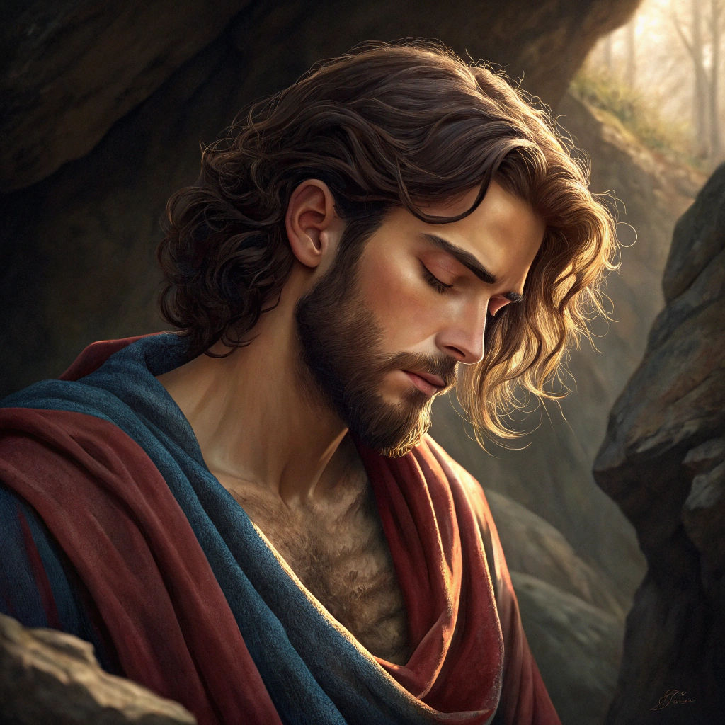 Contemplative Man in Renaissance Style