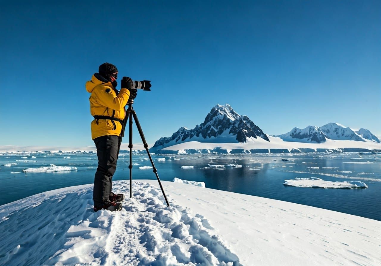Antarctic Photographer Captures Frozen Landscape in Hyper-Re...