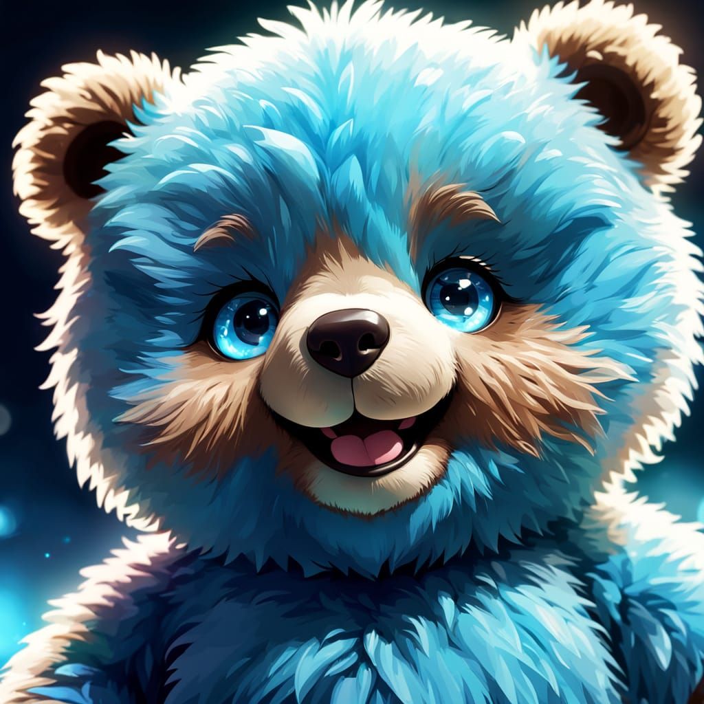 Whimsical Teddy Bear Glows in the Dark