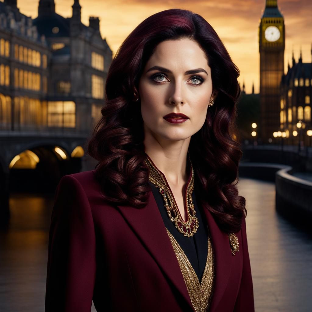 Nimue Taylor in London Pawnshop: Ultrarealistic Portrait