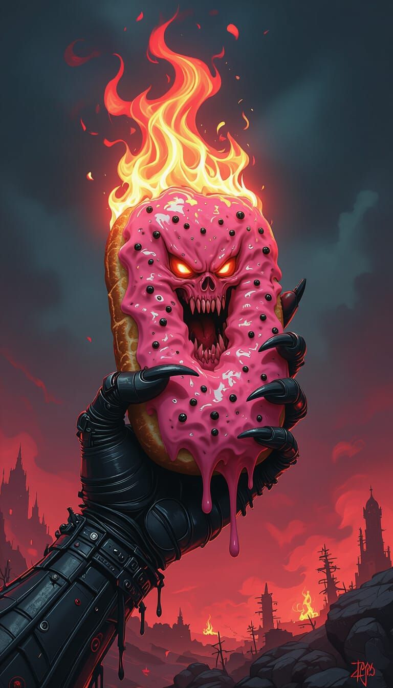 Flaming Twinkie in Hellion's Claw: A Biomechanical Vision
