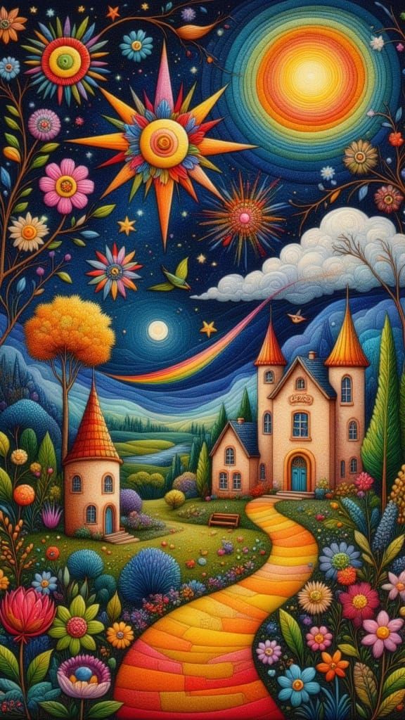 Whimsical Nightscape