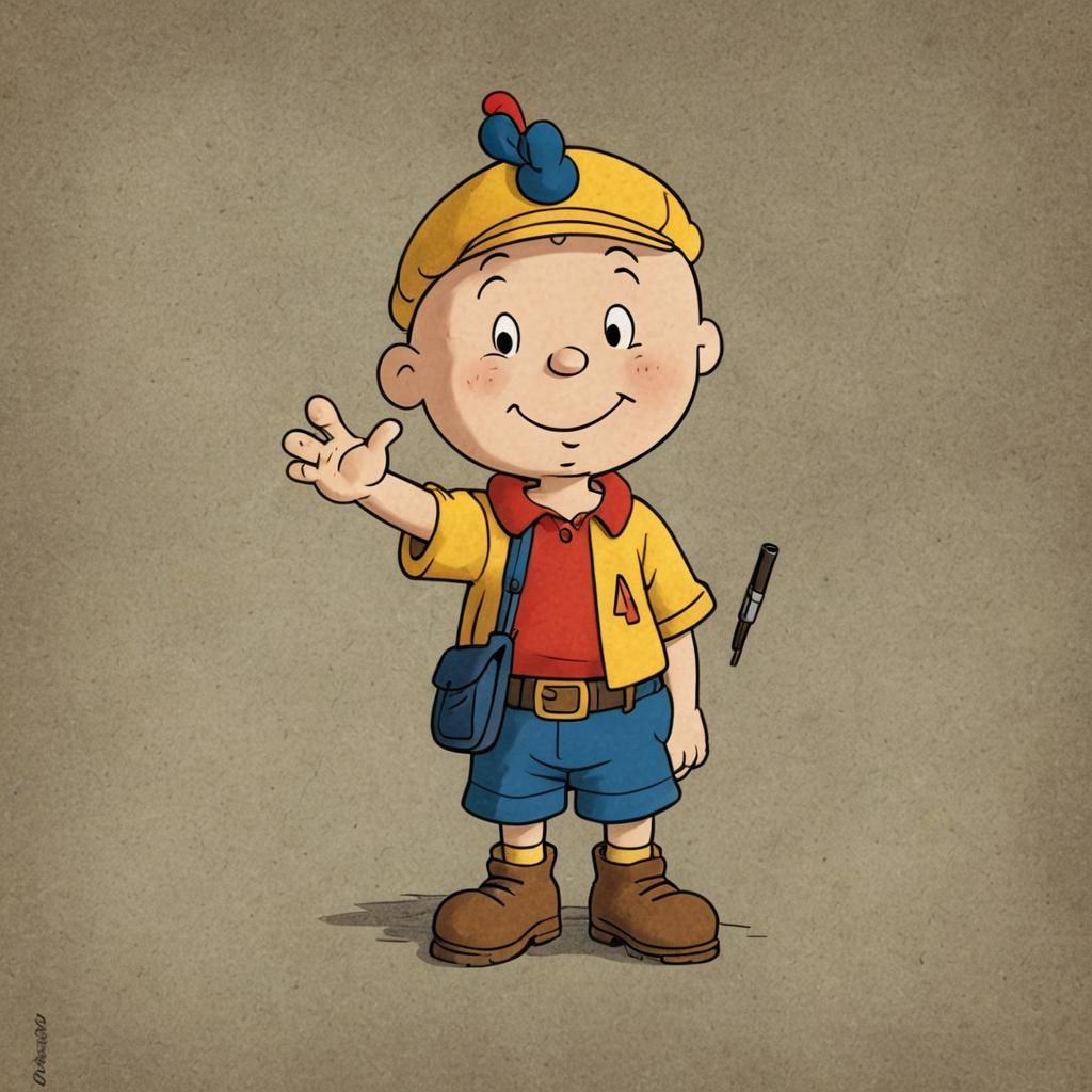Elmer Fudd as Caillou: An AI Rendition