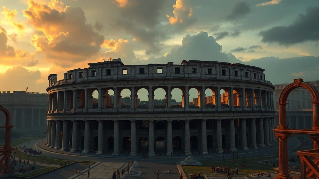 Ancient Rome's Grand Circus Maximus in Photorealistic Splend...