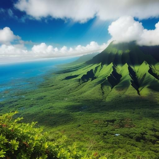 Heavenly Sunshine over Divine Hawaii