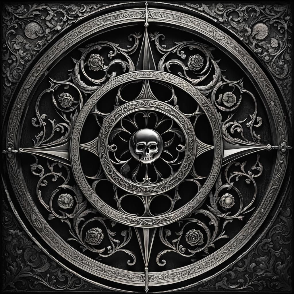 Monochrome Portrait Inspired by Carmina Burana