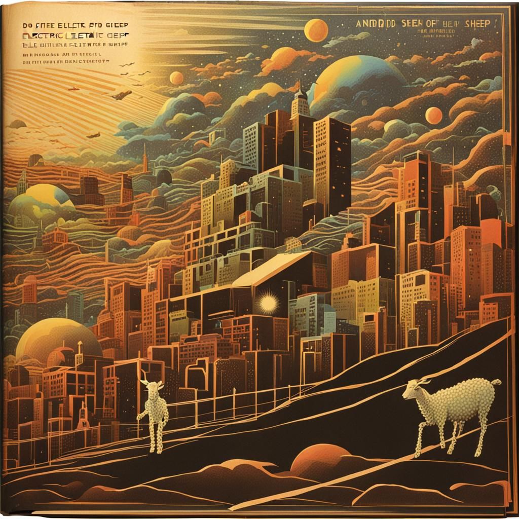 Do Androids Dream? Pop-Up Book Illustration