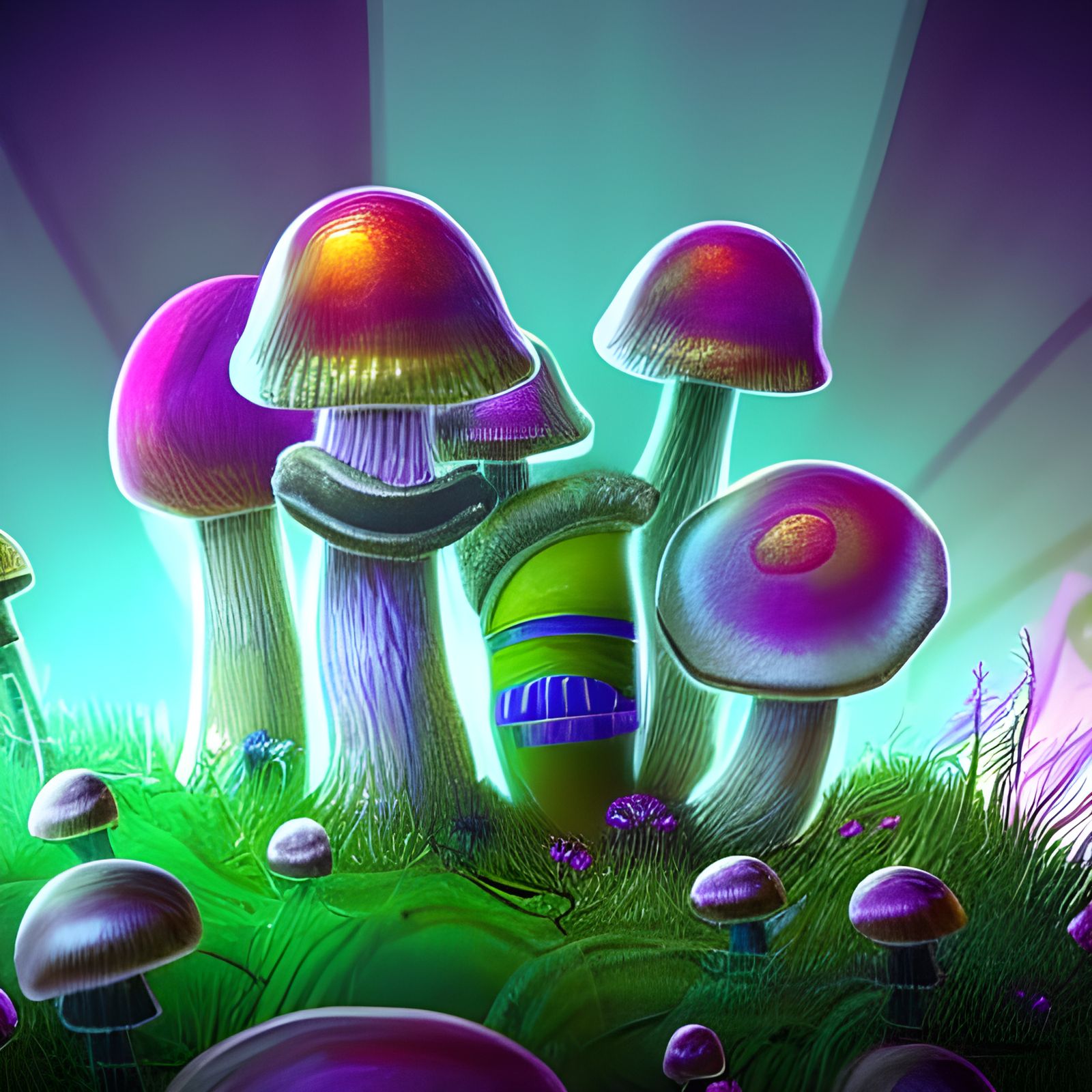 Mushroom Kingdom King's Throne Room in Gearspunk Style