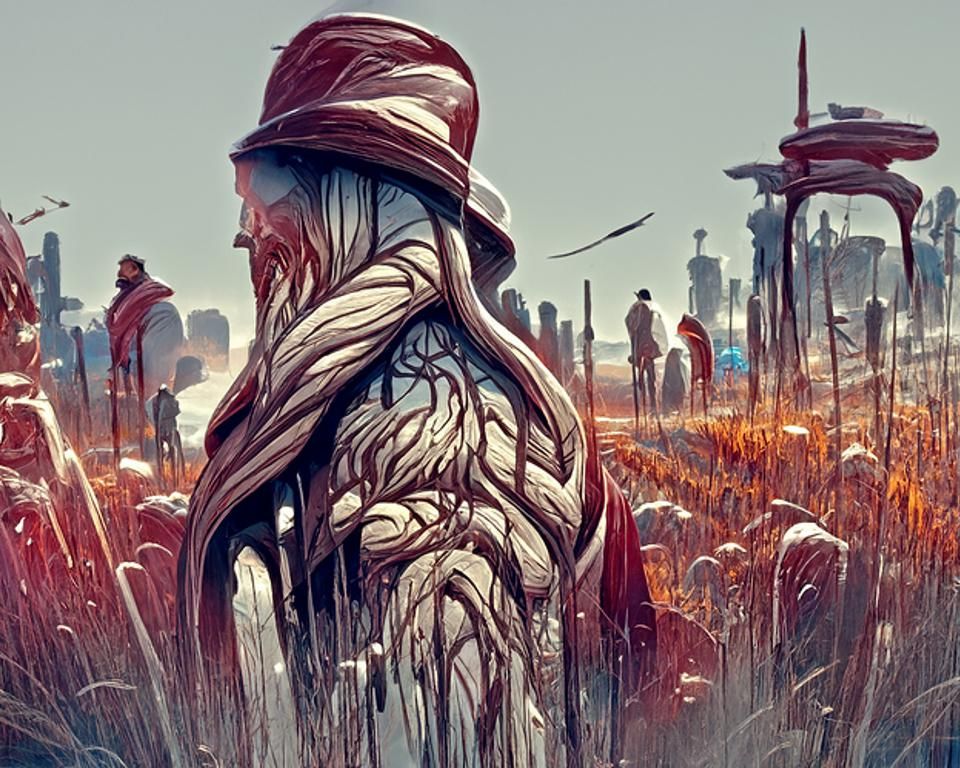 Exiled Men Journey Across Endless Plains