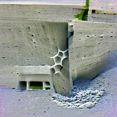 Abstract Concrete Texture in High Contrast