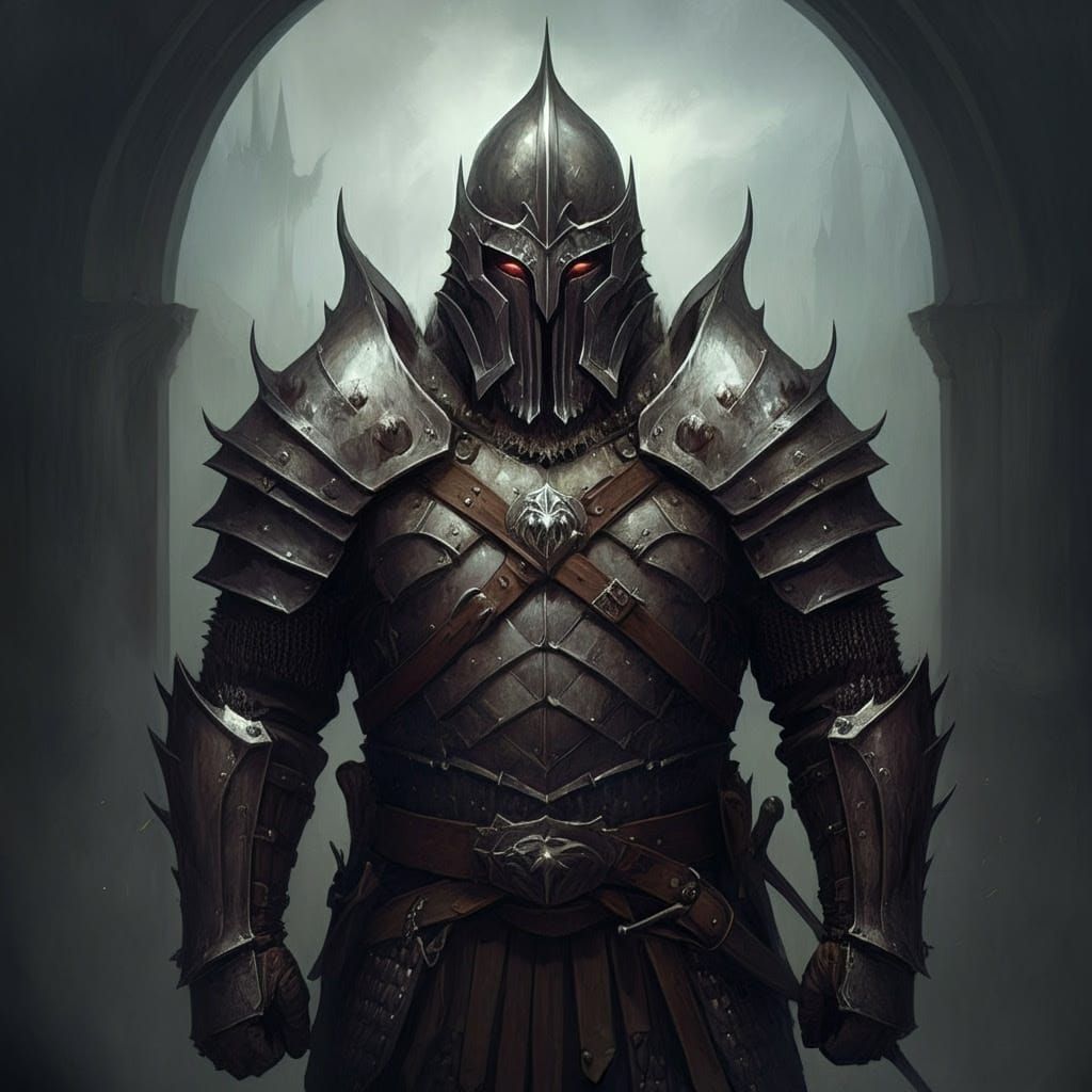 Dark Fantasy Landscape in a Grimdark Aesthetic