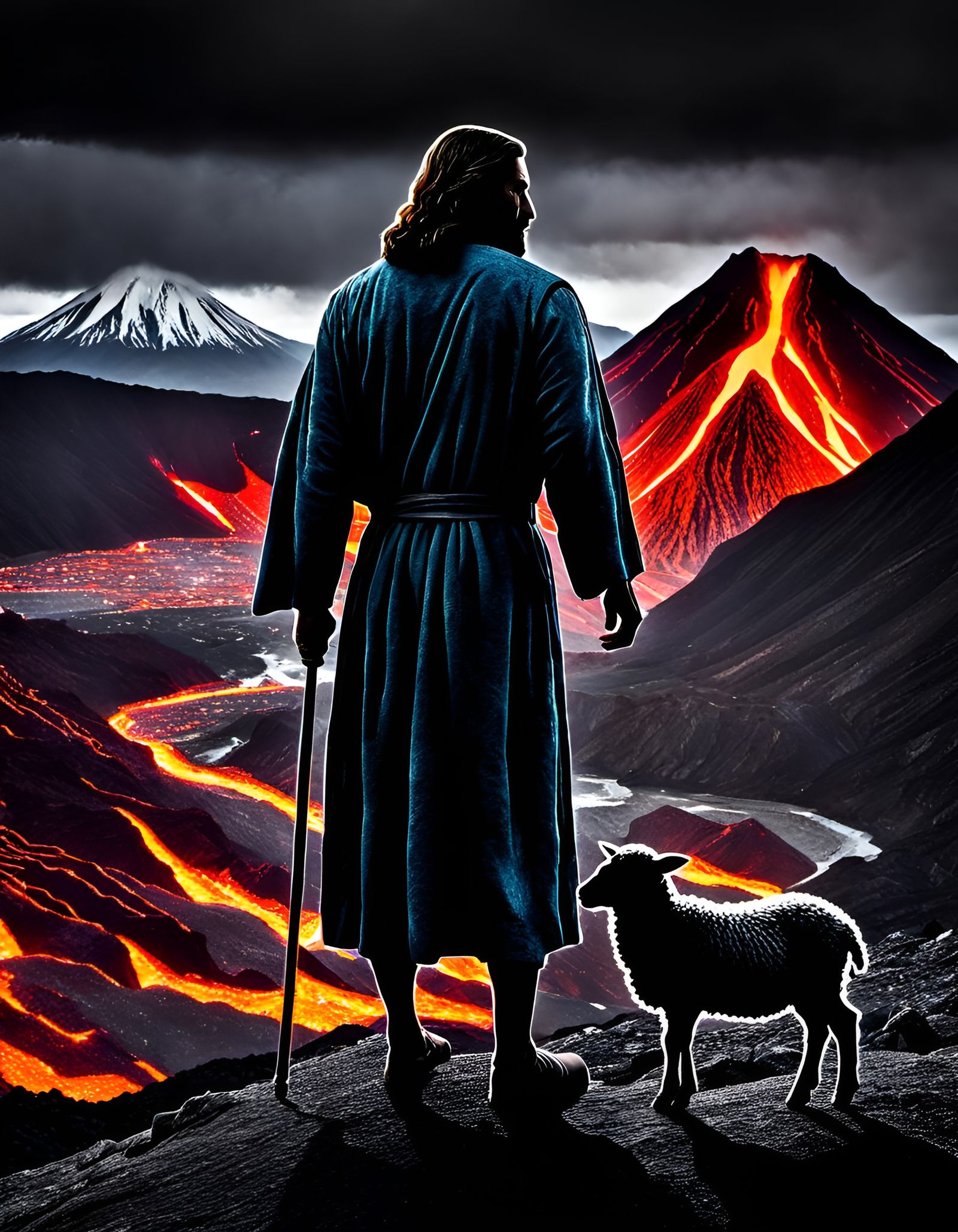 I am small, weak, and vulnerable, but even in the darkest valleys he comforts, guides, and protects me