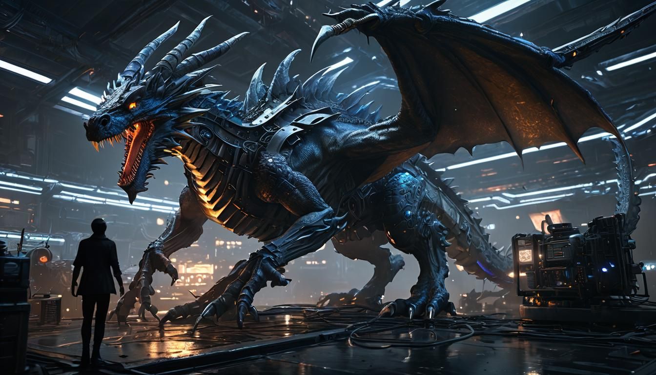 Mechanical Dragon's Sci-Fi Server Attack