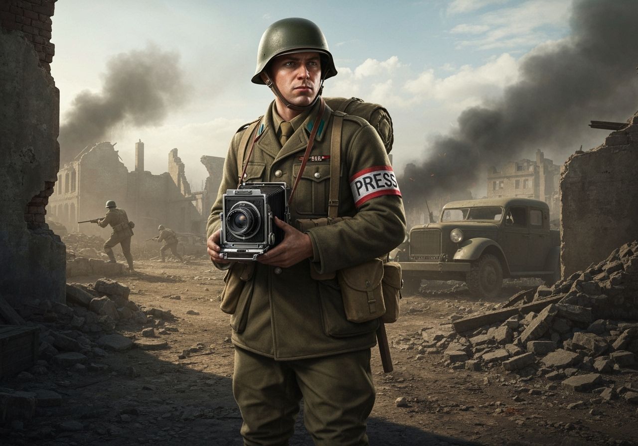 WWII Combat Photographer Captures Battlefield Chaos