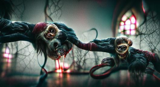 Sinister Figure in 3D Rendered Art