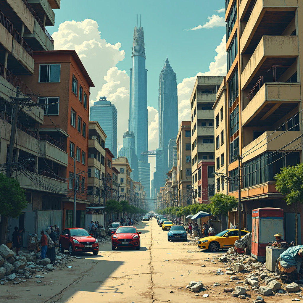 Socioeconomic Inequality: A Stark Visual Commentary