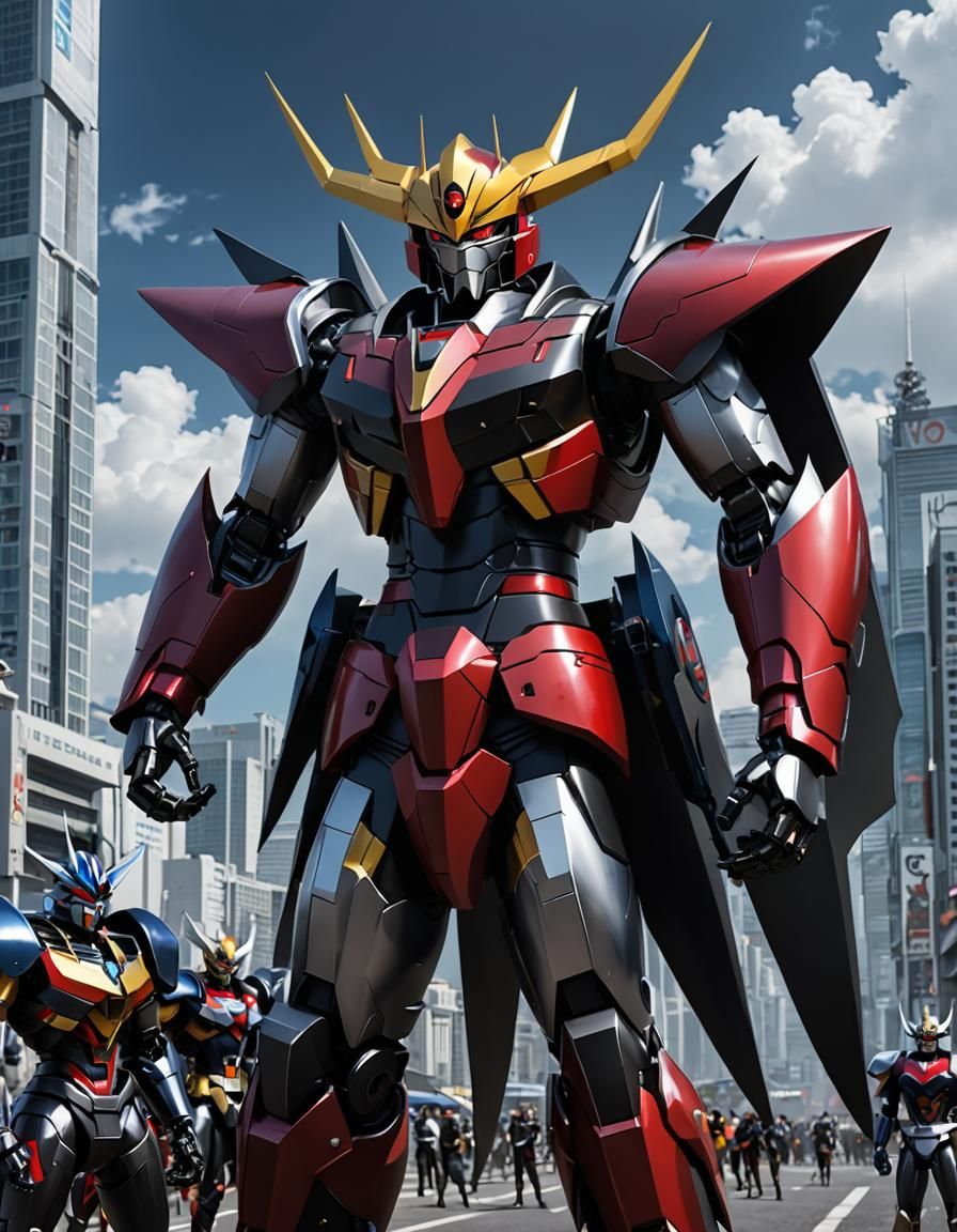 Koji Kabuto alongside Mazinger Z
