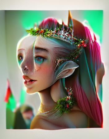 Beautiful Elf Princess, Trending Artstation Artwork