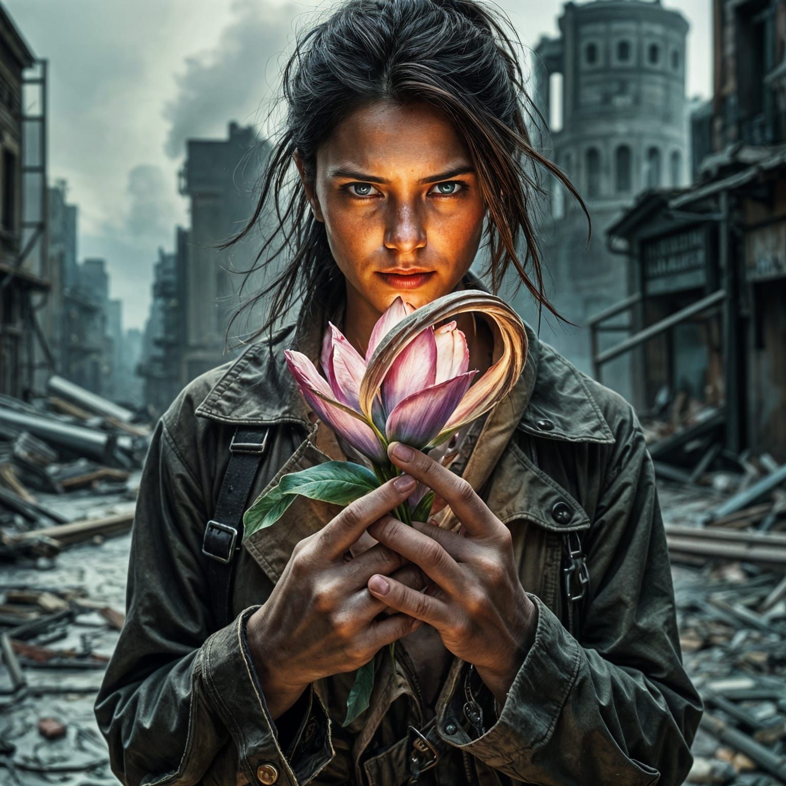 Hope in a Gritty Cyberpunk Apocalypse