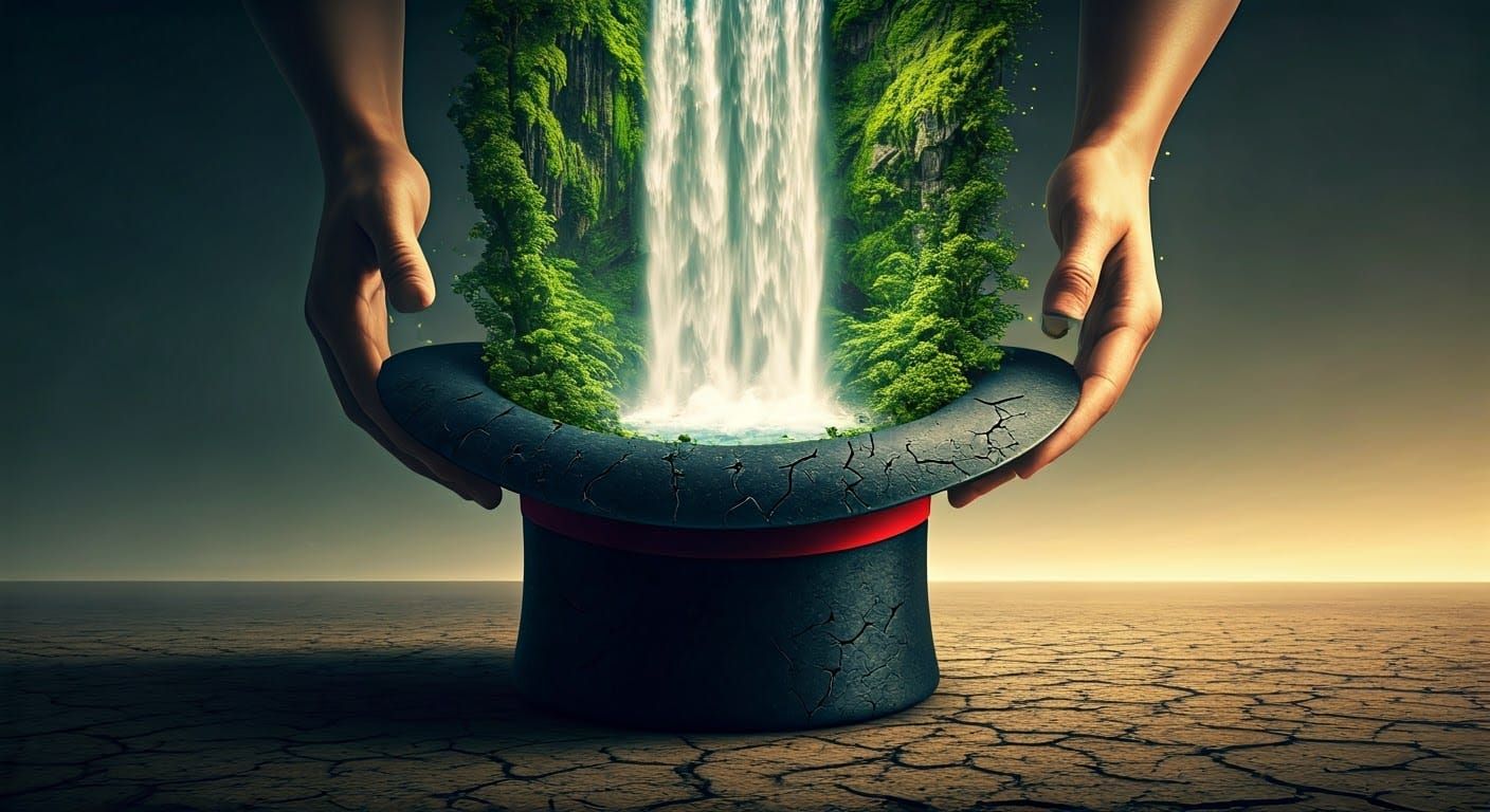 Oasis Within: A Top Hat's Hidden World