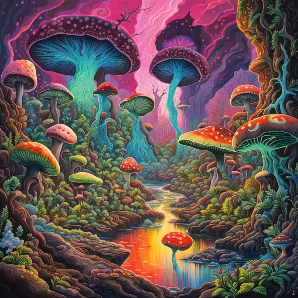 Alien Utopia: Rivers, Trees, and Graffiti Art