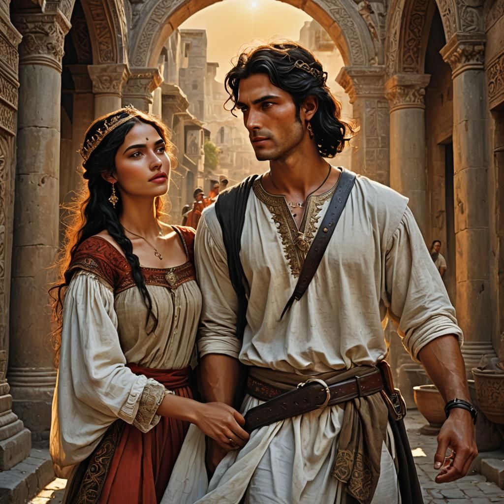 King David with his Beautiful Peasant Girlfriend