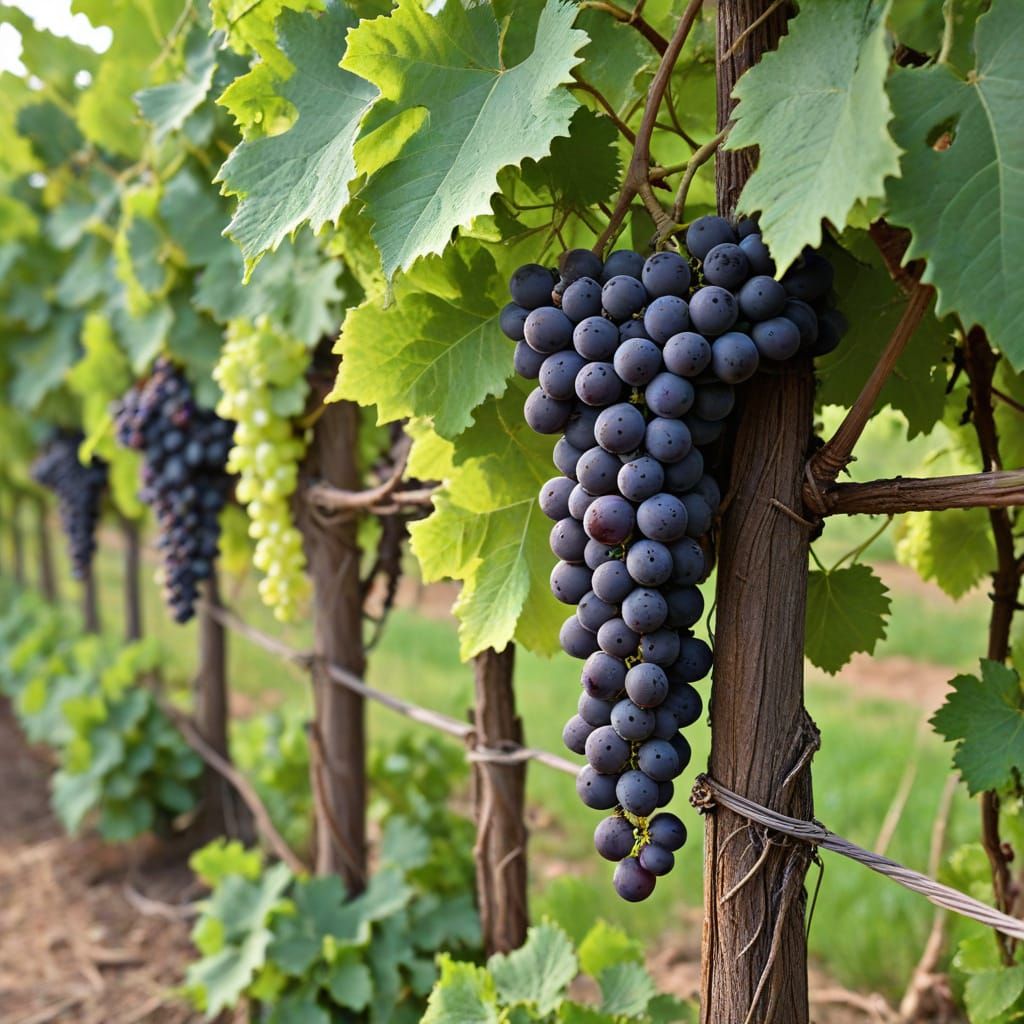 AI Generated Grape Vines