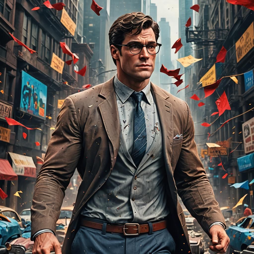 Heroic Clark Kent: Detailed Matte Painting