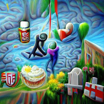 Surreal 3D Rendering of Suicidal Ideations