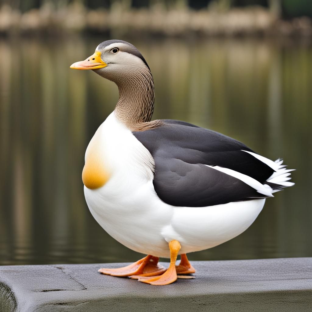 Image of a Very Large Duck