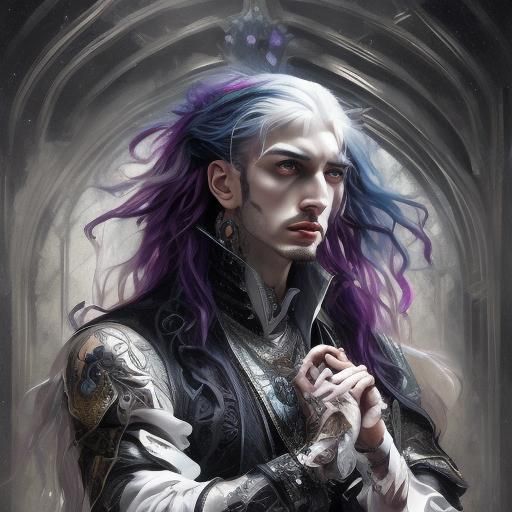 Beautiful Gothic Man