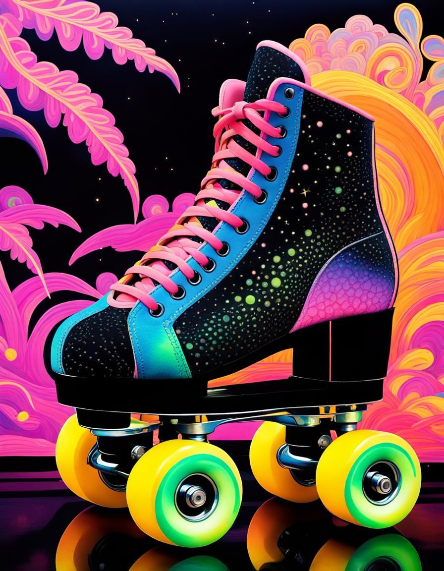 Dayglo skate