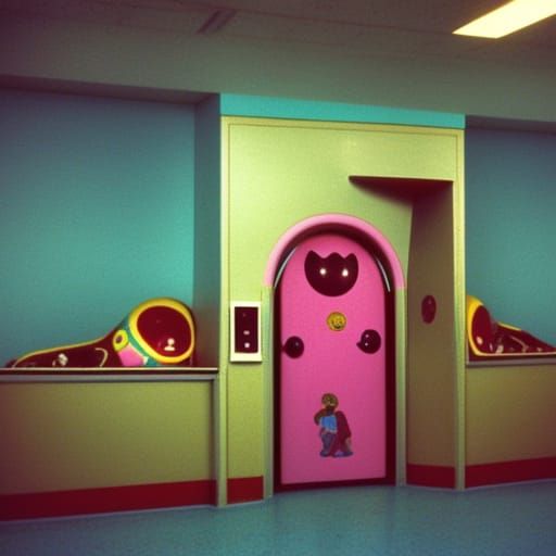 Liminal 1980s Hospital Waiting Room