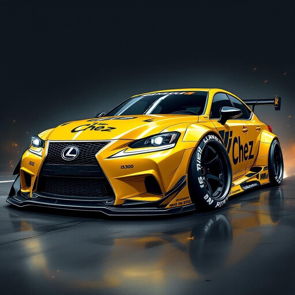 Widebody IS300 Anime Car Character