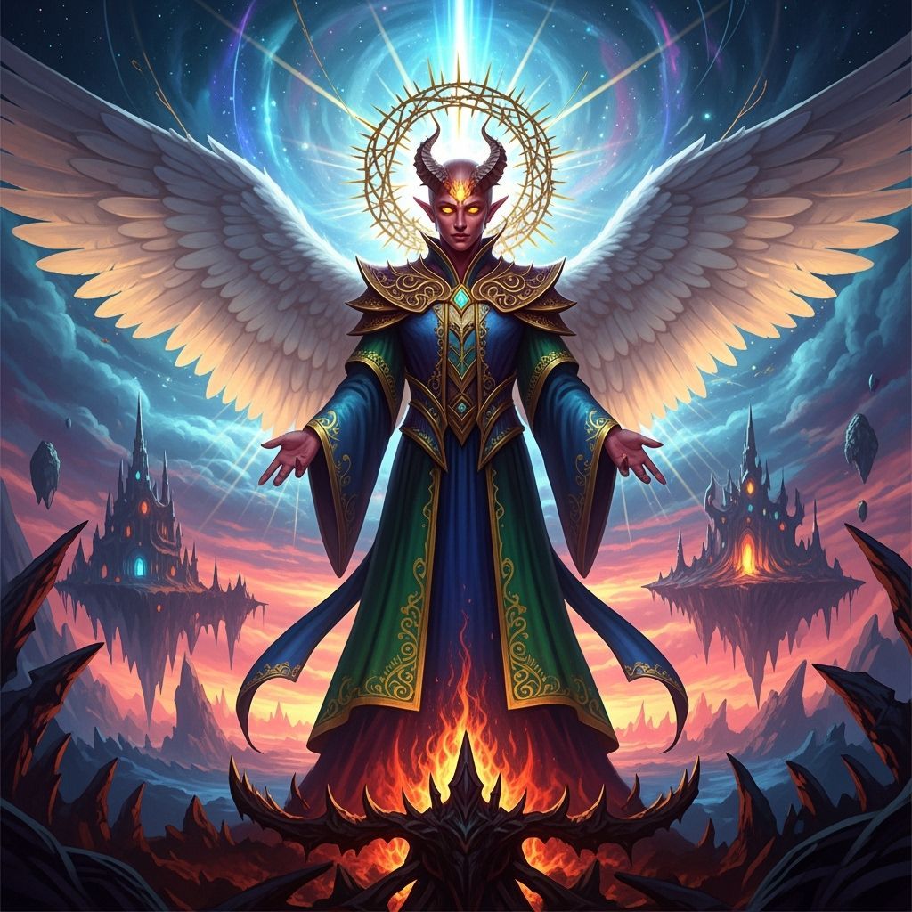 Holiest Angel Devil Concept Art Matte Painting