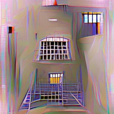 Bleak Prison Interior