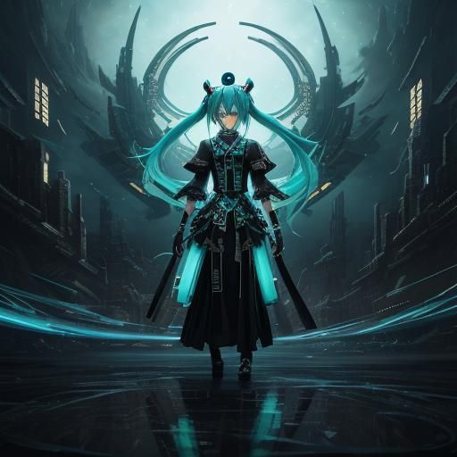 Hatsune Miku: Epic Digital Matte Painting