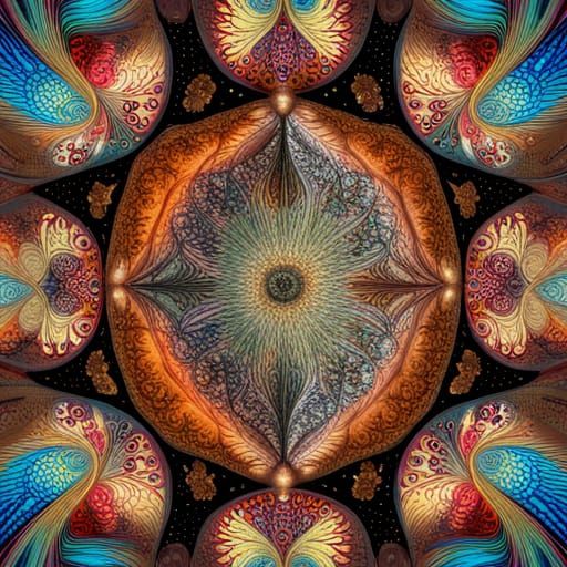 Phoenix Gathering in Blossom Gardens: Splash Art