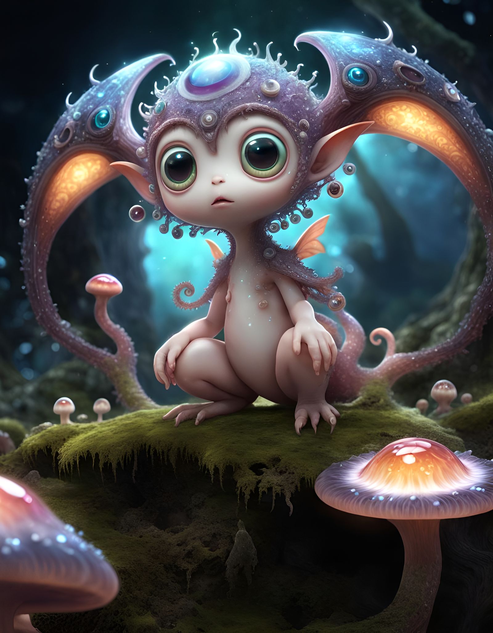 Eldritch Fairy: An Anime Pop-Surrealism Hybrid