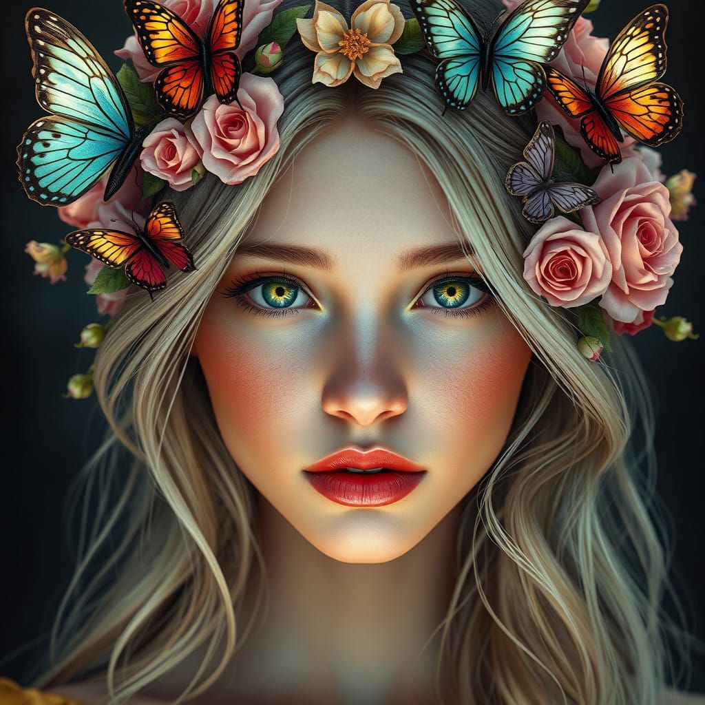 Ethereal Beauty in Vibrant Colors