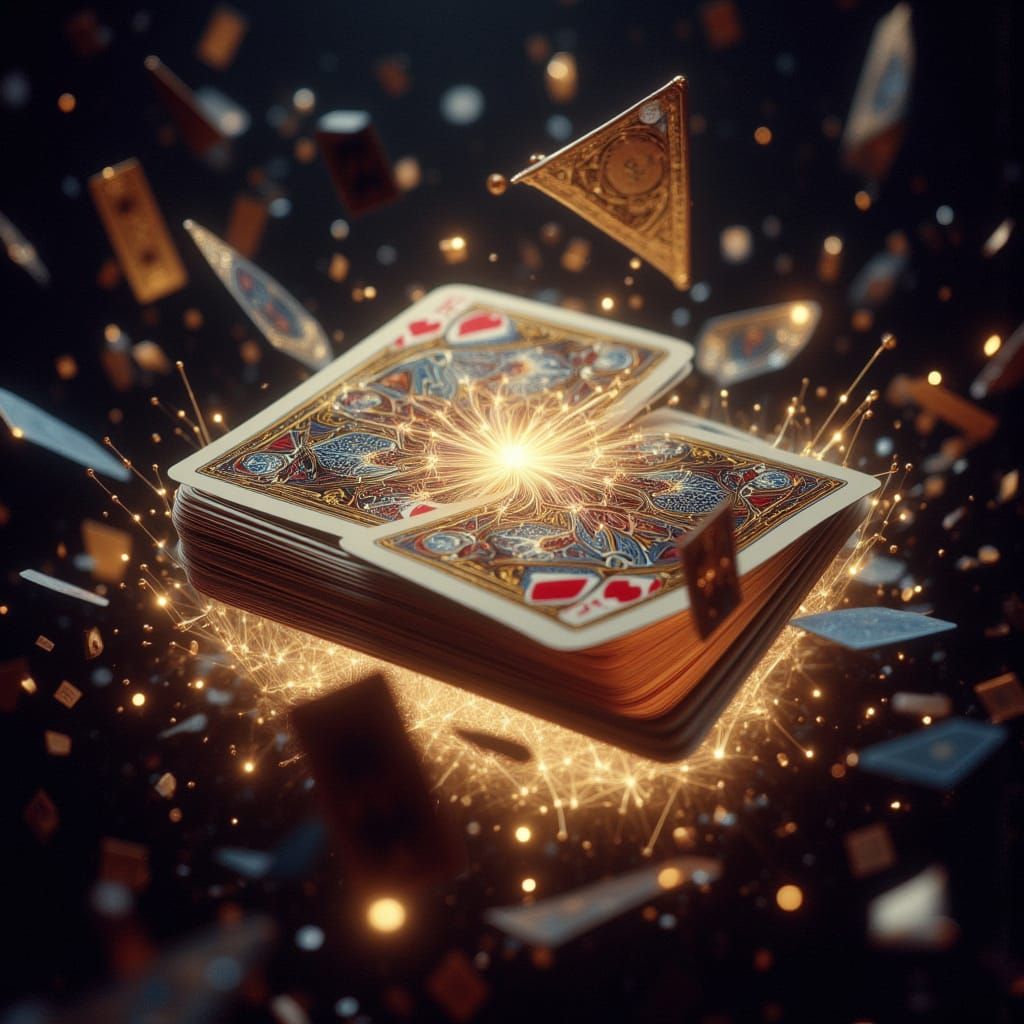 Infinity Deck of Cards in Cinematic Style
