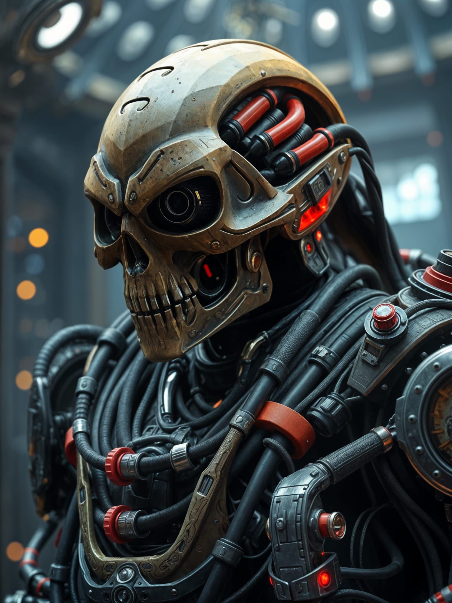 Warrior in Biomechanical Armor by H.R. Giger