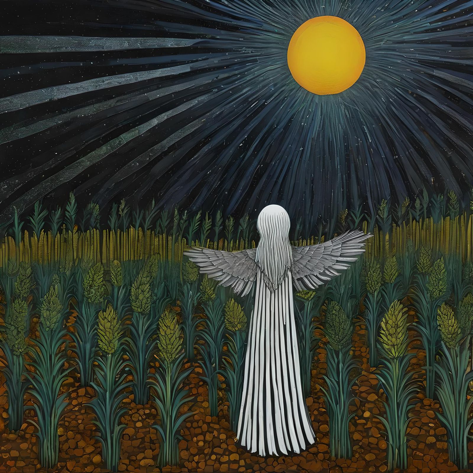 Cornfield angel