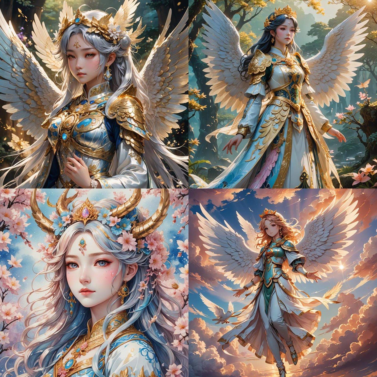Porcelain Seraphim Kappa Princess in Anime Style