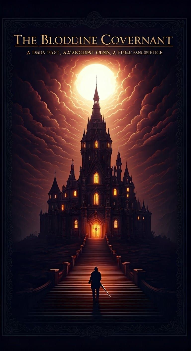 Epic Cinematic Movie Poster in High Relief Trompe L'oeil Sty...