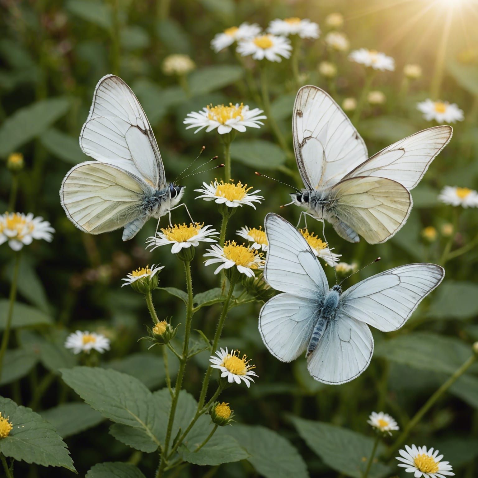 Three White Butterflies: A Divine Sign