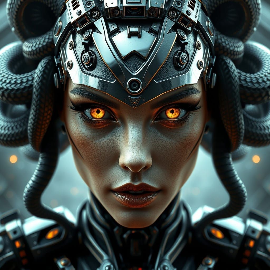 Ethereal Sci-Fi Siren Unveiled in Cinematic Glory