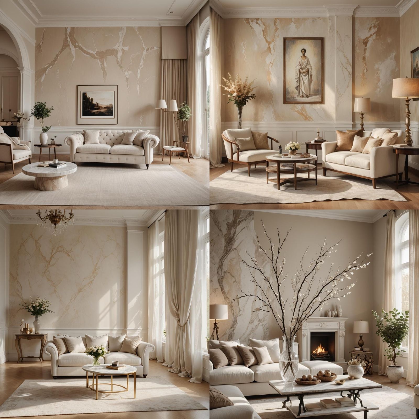 Elegant Light-Filled Living Room in Neutral Tones